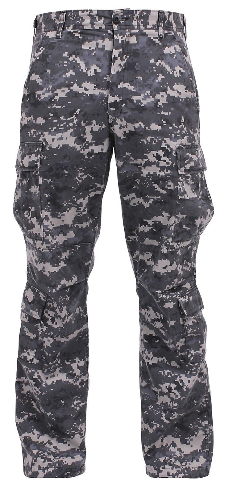 Men's Subdued Urban Digital Camouflage Fatigue Cargo Pants – Grunt Force