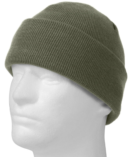 Foliage Green Deluxe Fine Knit Winter Watch Cap - Rothco Acrylic Snow & Ski Hat