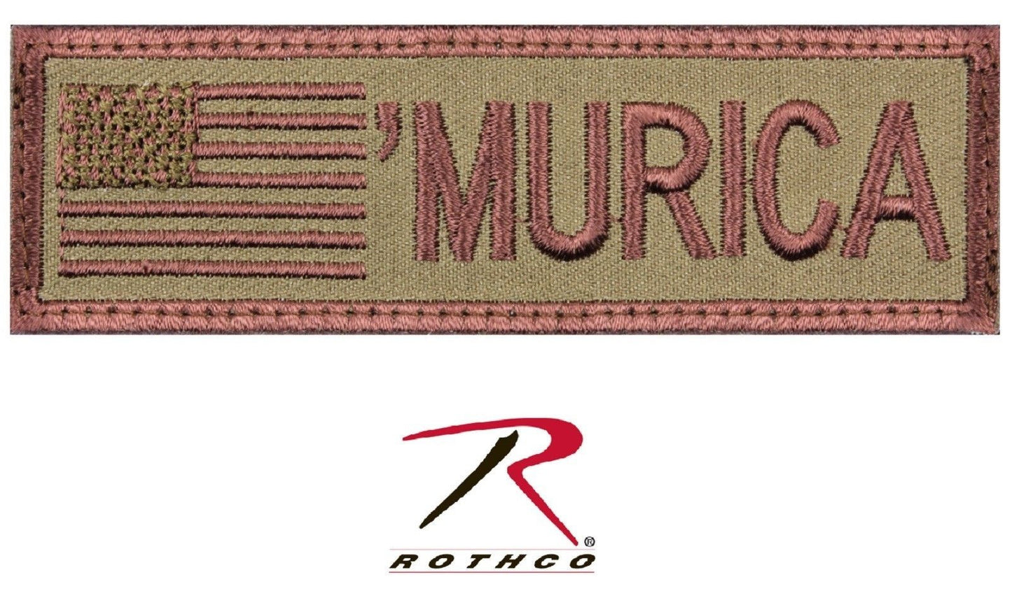 MultiCam "MURICA" Hook Back Tactical Patch - 'MURICA  Morale Patches