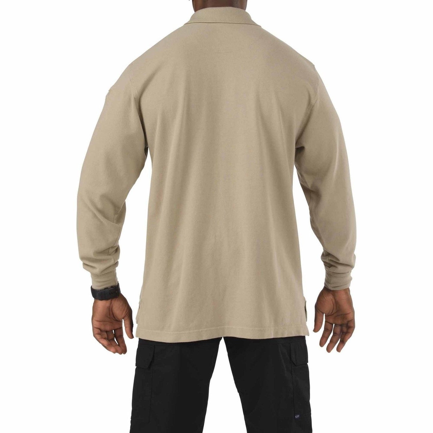 5.11 Tactical Professional Long Sleeve Polo Shirt - Mens Cotton Collared Shirts
