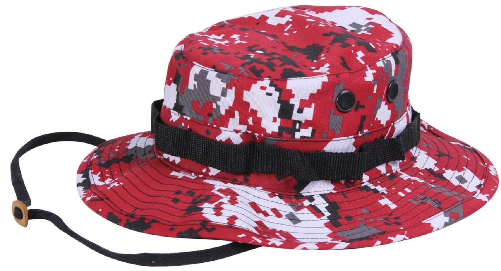 Red camo bucket hat shop