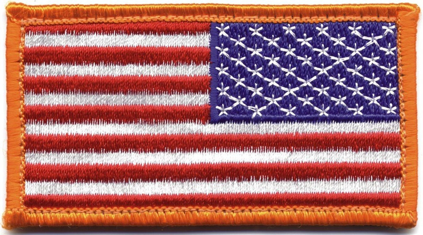 R.W.B Gold Border Reverse
