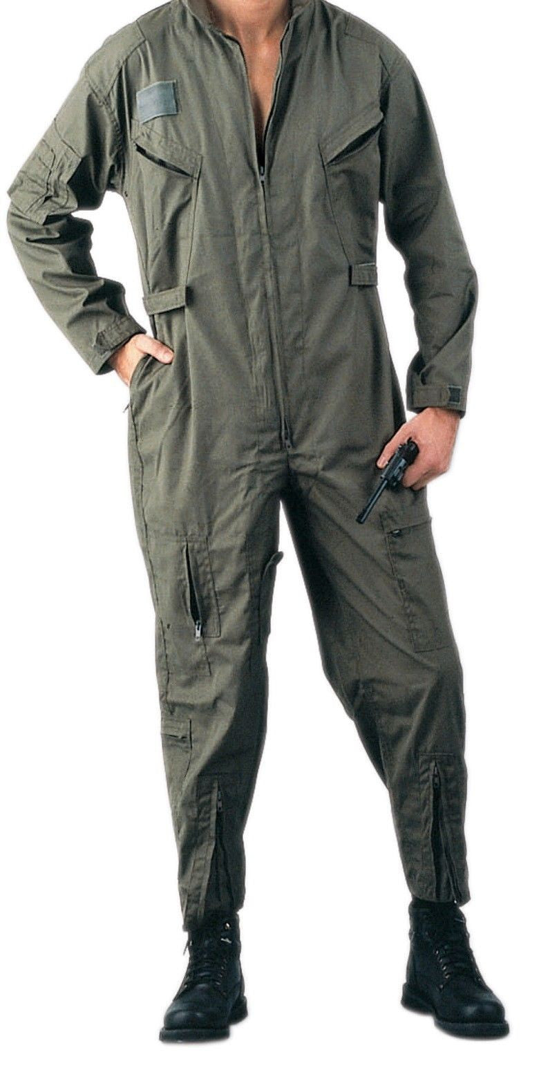 Air Force Style Flight Suit Cotton Coveralls - FlightSuit – Grunt