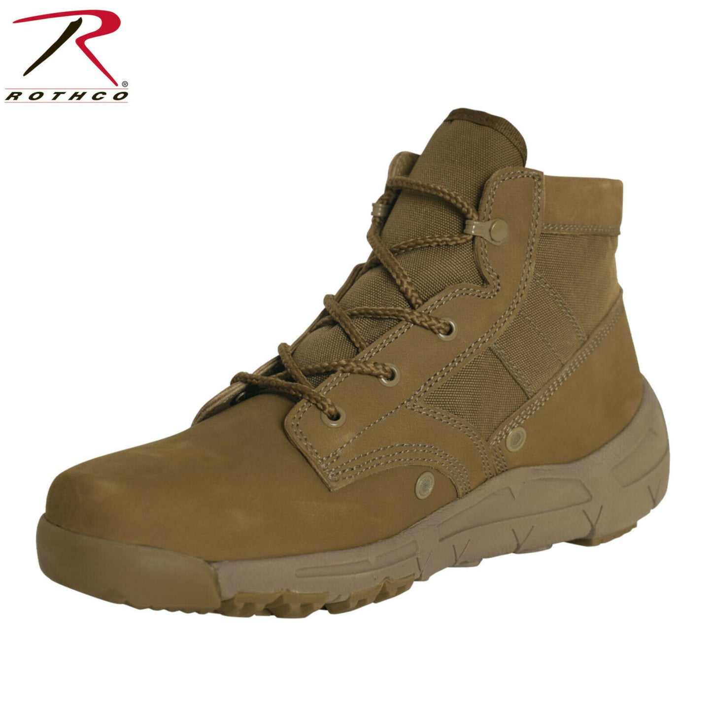 Rothco AR 670-1 Coyote Brown 6 Inch V-Max Lightweight Tactical All Purpose Boot