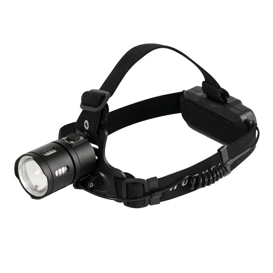 1000 Lumen LED Headlamp Rechargeable Zoomable Headlight Lamp Flashlight - Black