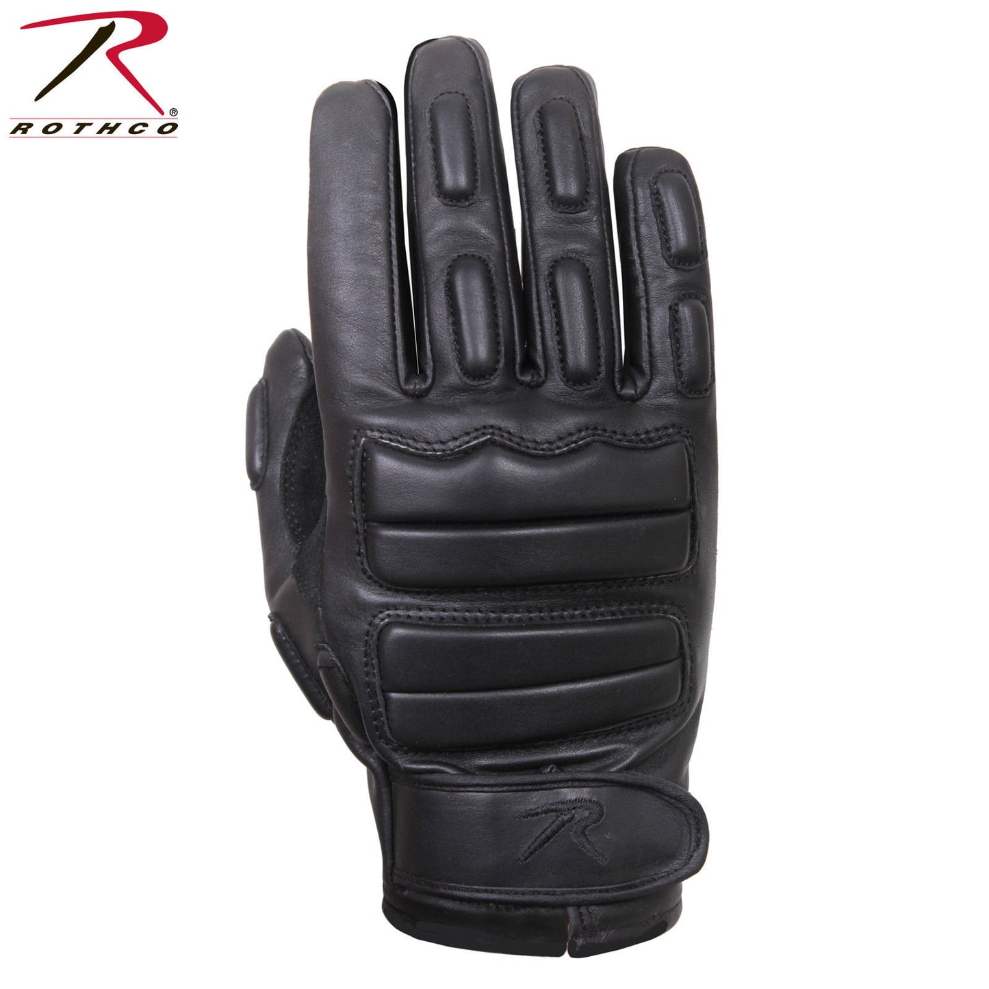 Rothco Black Tactical Full Finger Padded Gloves - Leather & Suede Gloves 2816