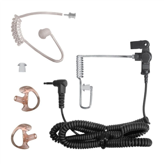 Silent 3.5 Pack Listen-Only Earpiece with 26" Coiled Cord for Motorola Radios