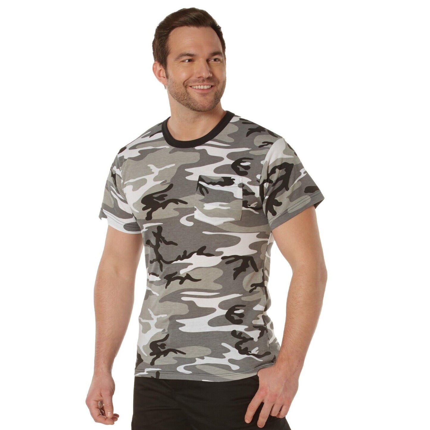 Rothco Men's Moisture Wicking T-Shirt 100% Polyester Tee with Pocket