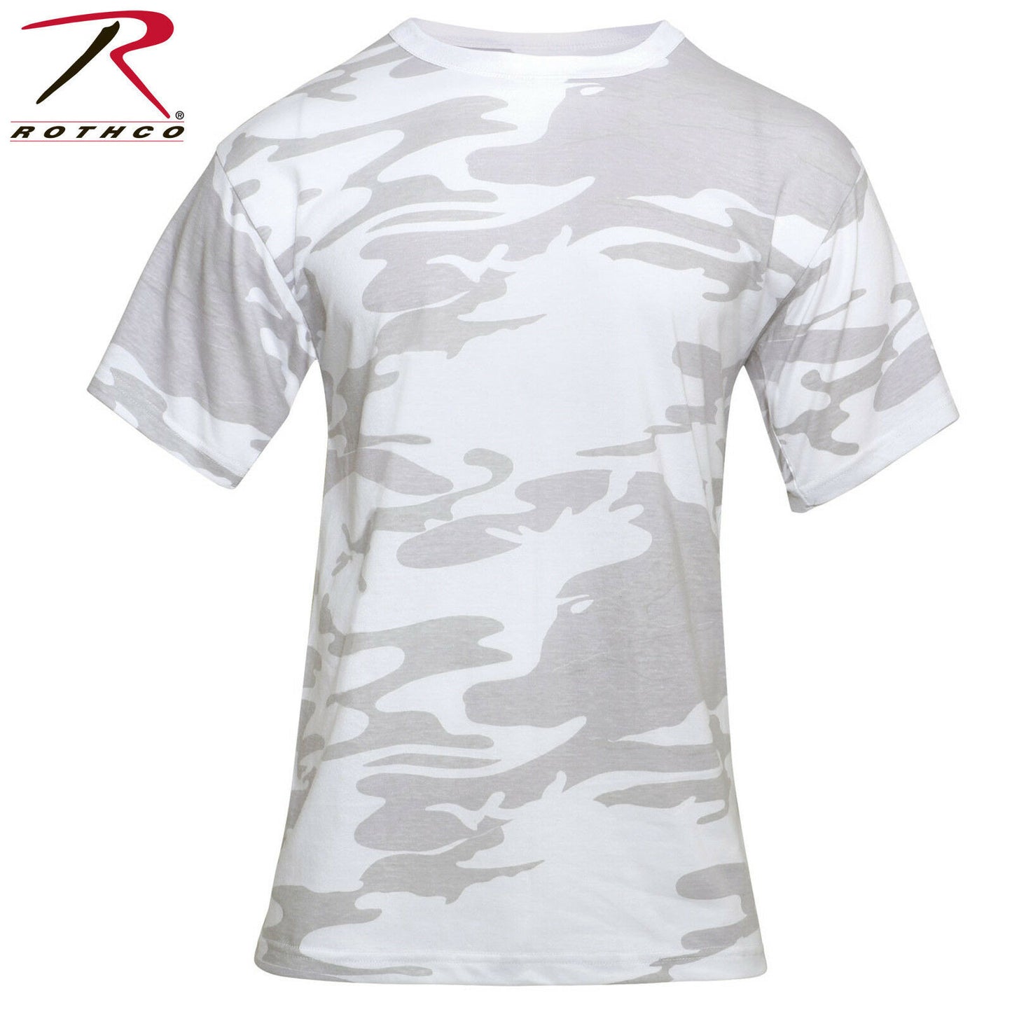 Rothco White Camo/Snow Camo T-Shirt - Camouflage Tees