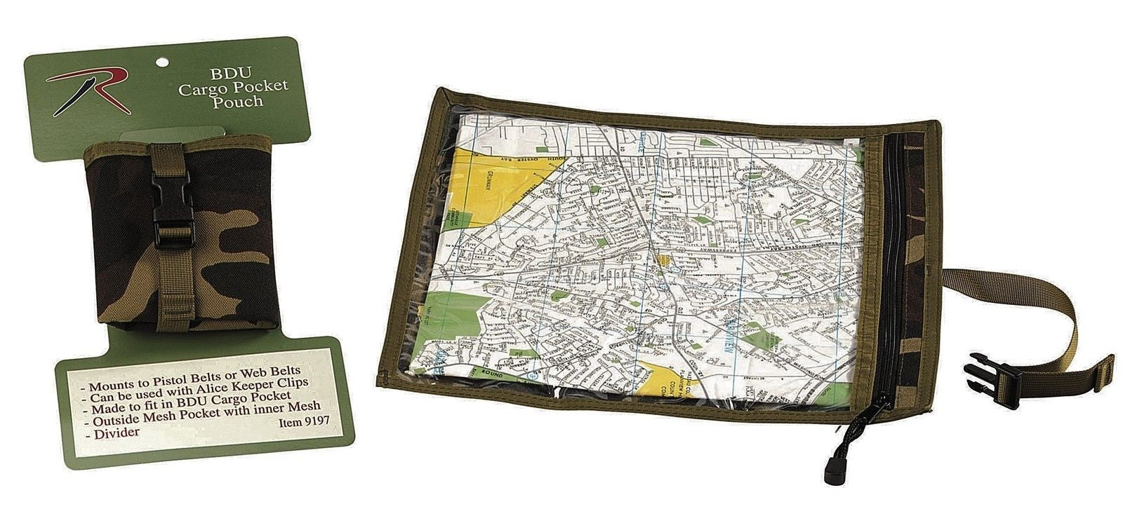 Paper Map Protector Lightweight Camouflage Map & Document Case - Keep Your Maps & Paper Dr ...