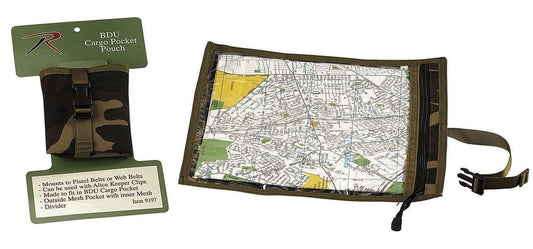 Lightweight Camouflage Map & Document Case - Keep Your Maps & Paper Dry 13" Camo