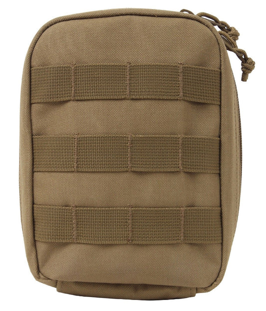 Coyote Brown MOLLE Tactical Trauma First Aid Kit Pouch Medic Compact Small Bag