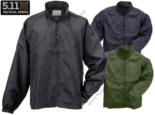 5.11 Tactical Packable Lightweight Jacket - Mens Light Coat Wind Breaker Jackets
