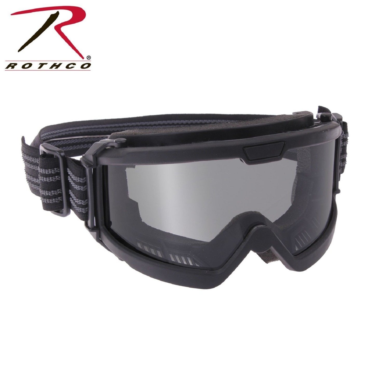 Rothco Over Glasses Tactical Goggles - Black Adjustable Airsoft Goggle