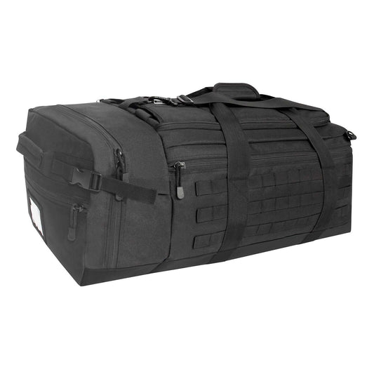 Rothco Tactical Defender Duffle Bag in Black 28"x14"x10"