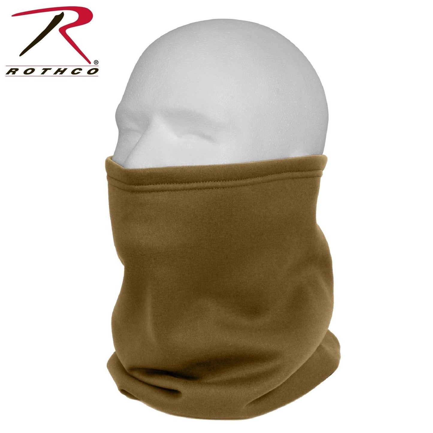 Rothco ECWCS Polyester Neck Gaiters - AR 670-1 Coyote Brown Half Face/Neck Mask