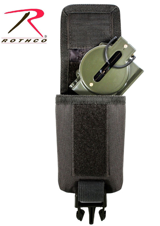 Black MOLLE Compass & GPS Compact Device Pouch - Rothco 9854 Tactical Pouches