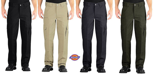 Dickies Men's Relaxed Fit Canvas Tactical Pant - Field Duty Cargo Uniform Pants