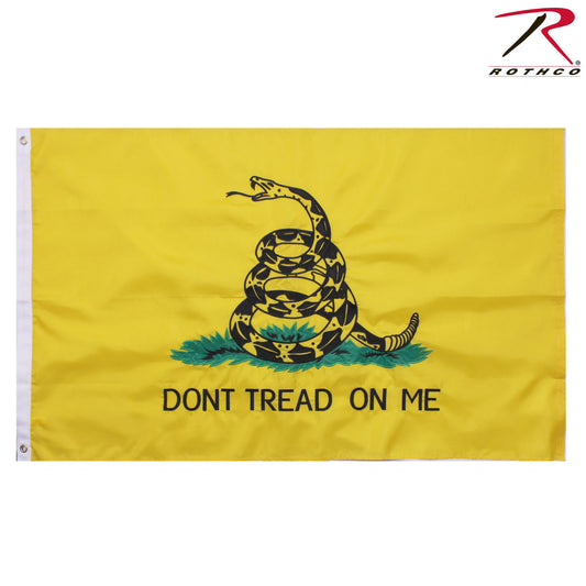 Rothco Deluxe Embroidered Gadsden Snake "Don't Tread On Me" 3'x5' Flag