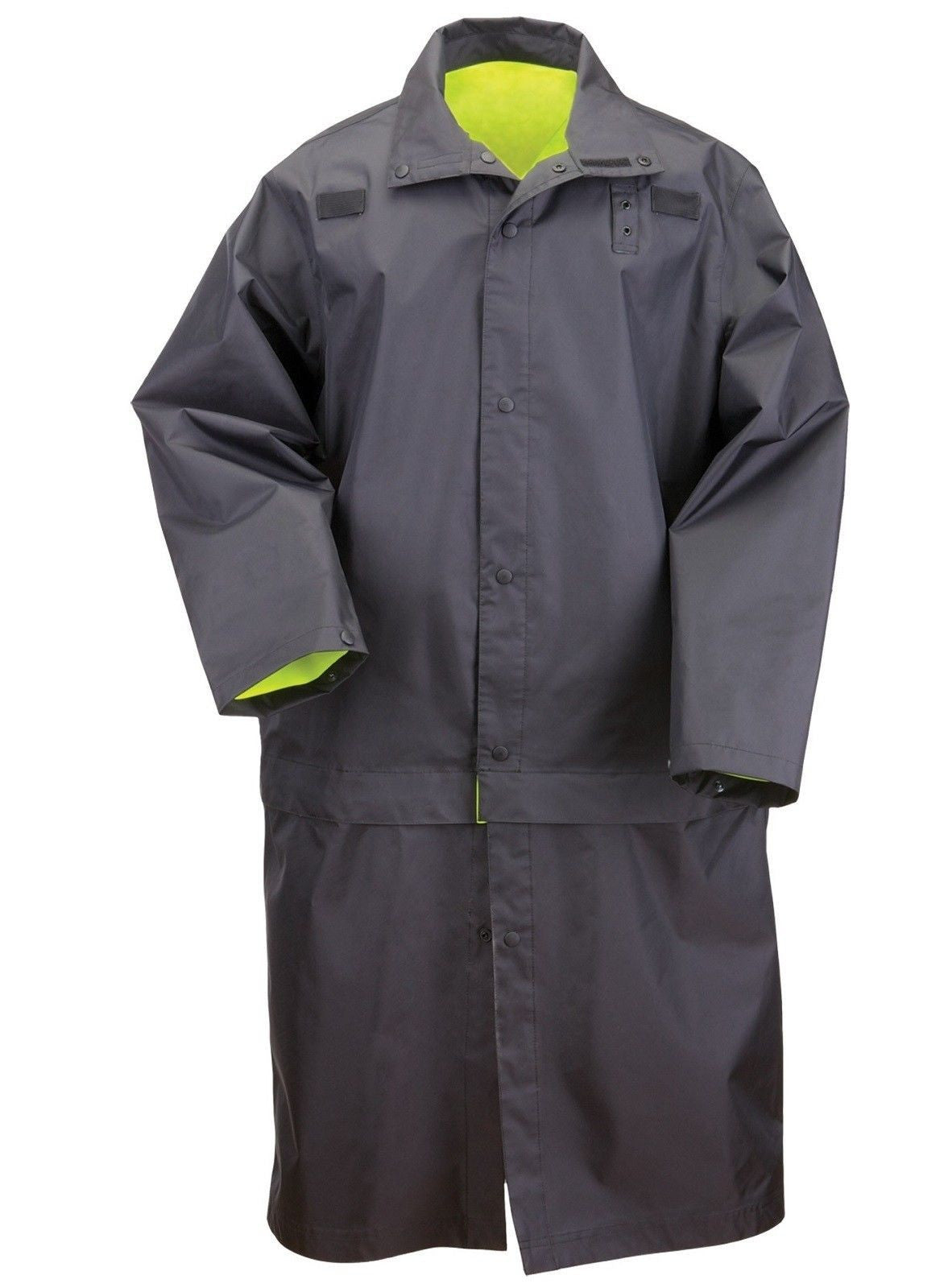 5.11 Tactical Long Reversible Waterproof Hi Vis Yellow & Black Rain Coat Jacket