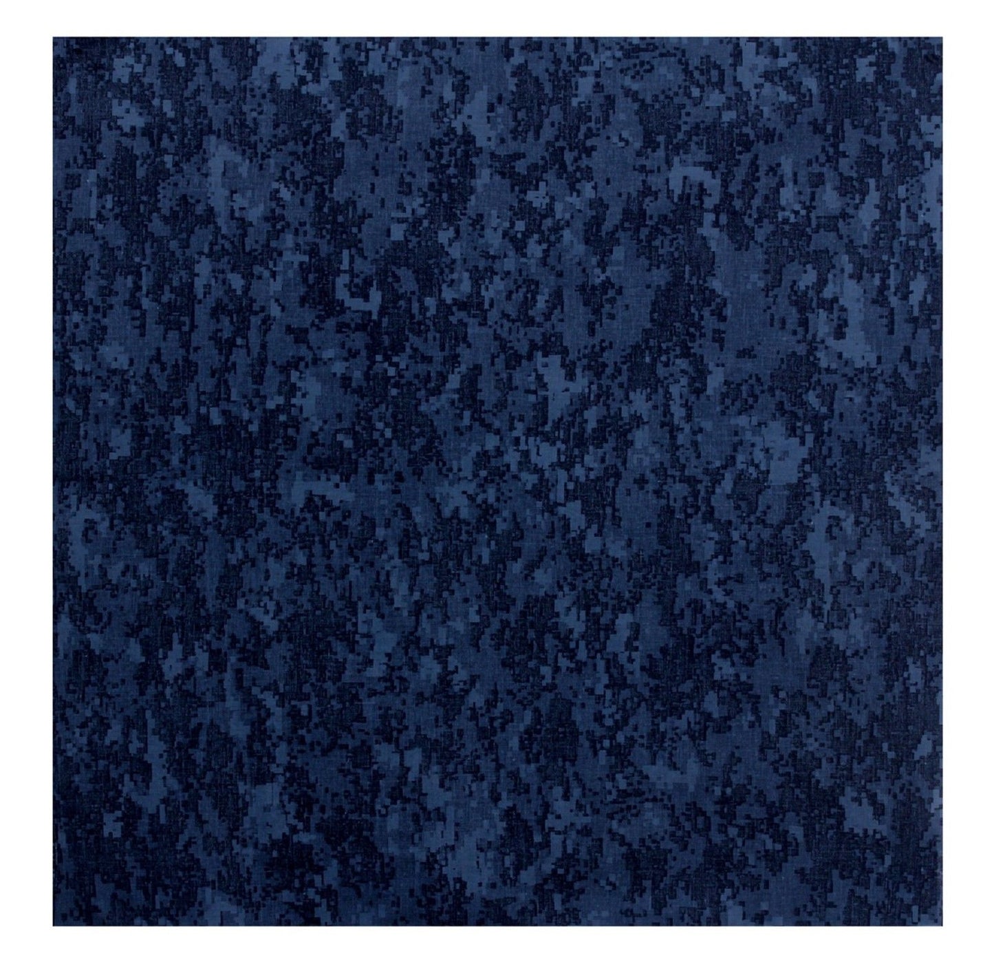 Midnight Blue & Black Digital Camo Bandana - Cotton 22" Digi Camouflage Bandanas