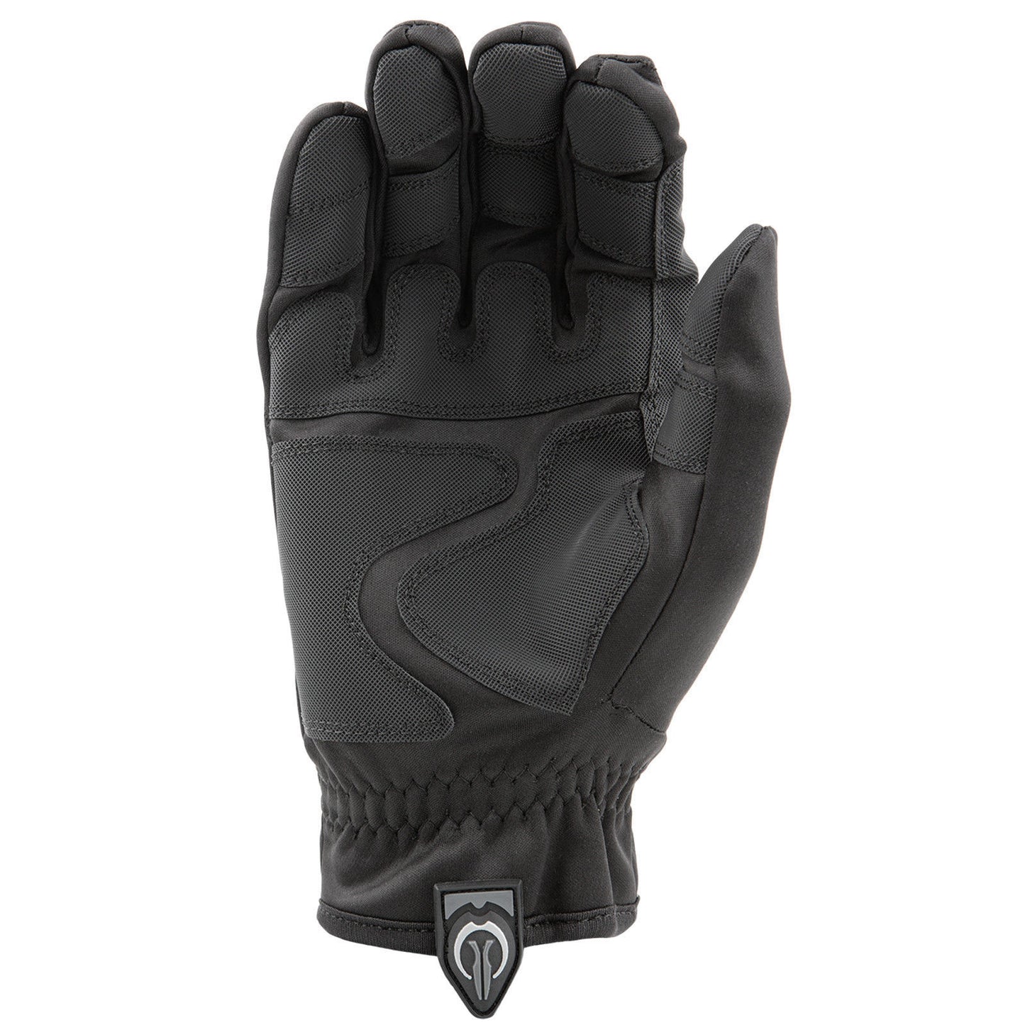 Industrious Handwear Black Full Finger "Punisher" Skull & Gear Logo Gloves
