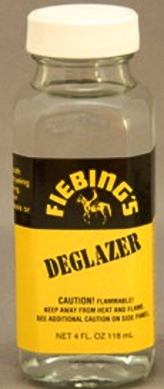 Fiebings Leather Finish Preparing Deglazer - 4 oz Leather Dye Remove & Prepare