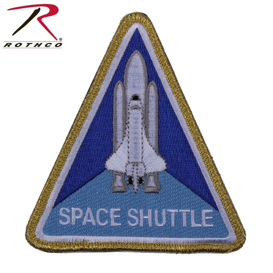 NASA Space Shuttle Morale Patch - Traingluar Hook & Loop Tactical Patch