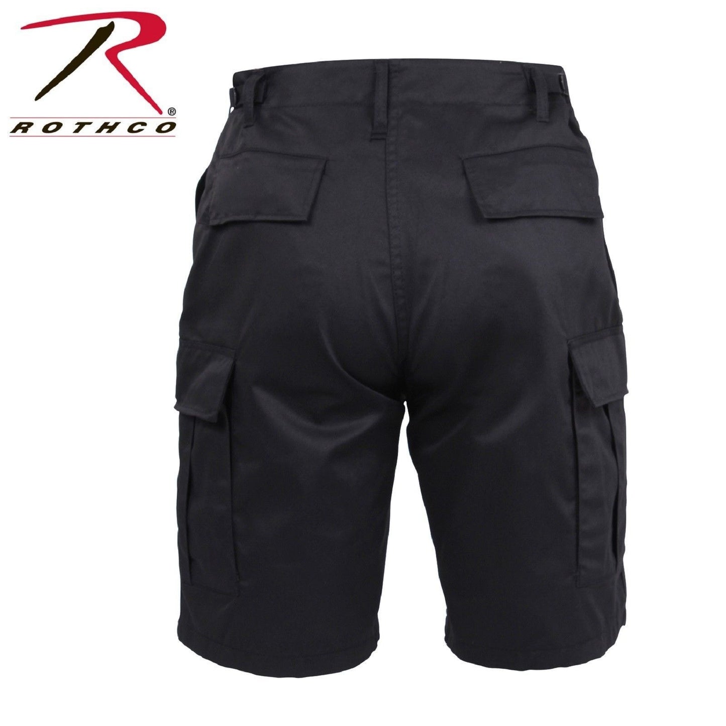 Mens Black BDU Cargo Shorts - Rothco Zip Fly Tactical Combat Shorts 5903