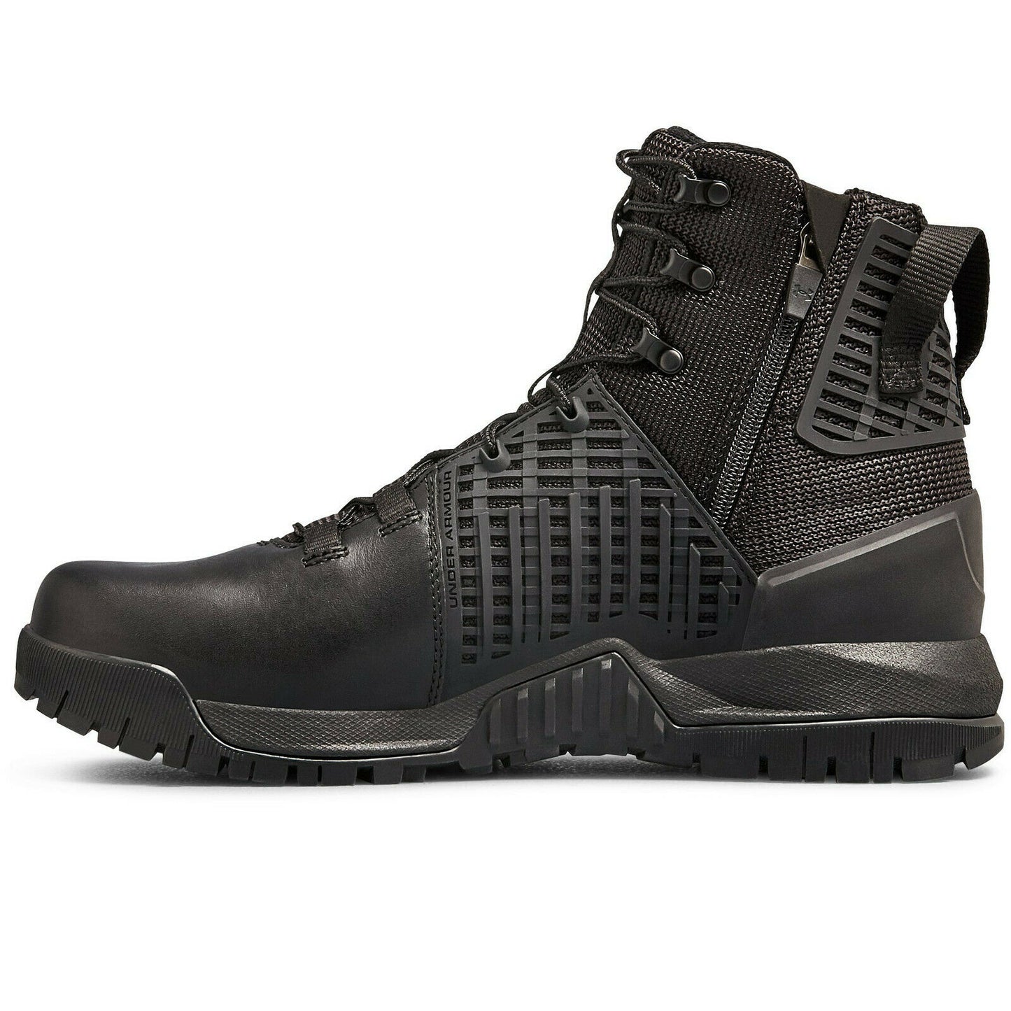 UA Stryker Side-Zip Boot - Under Armour Men’s Tactical Boots in Black