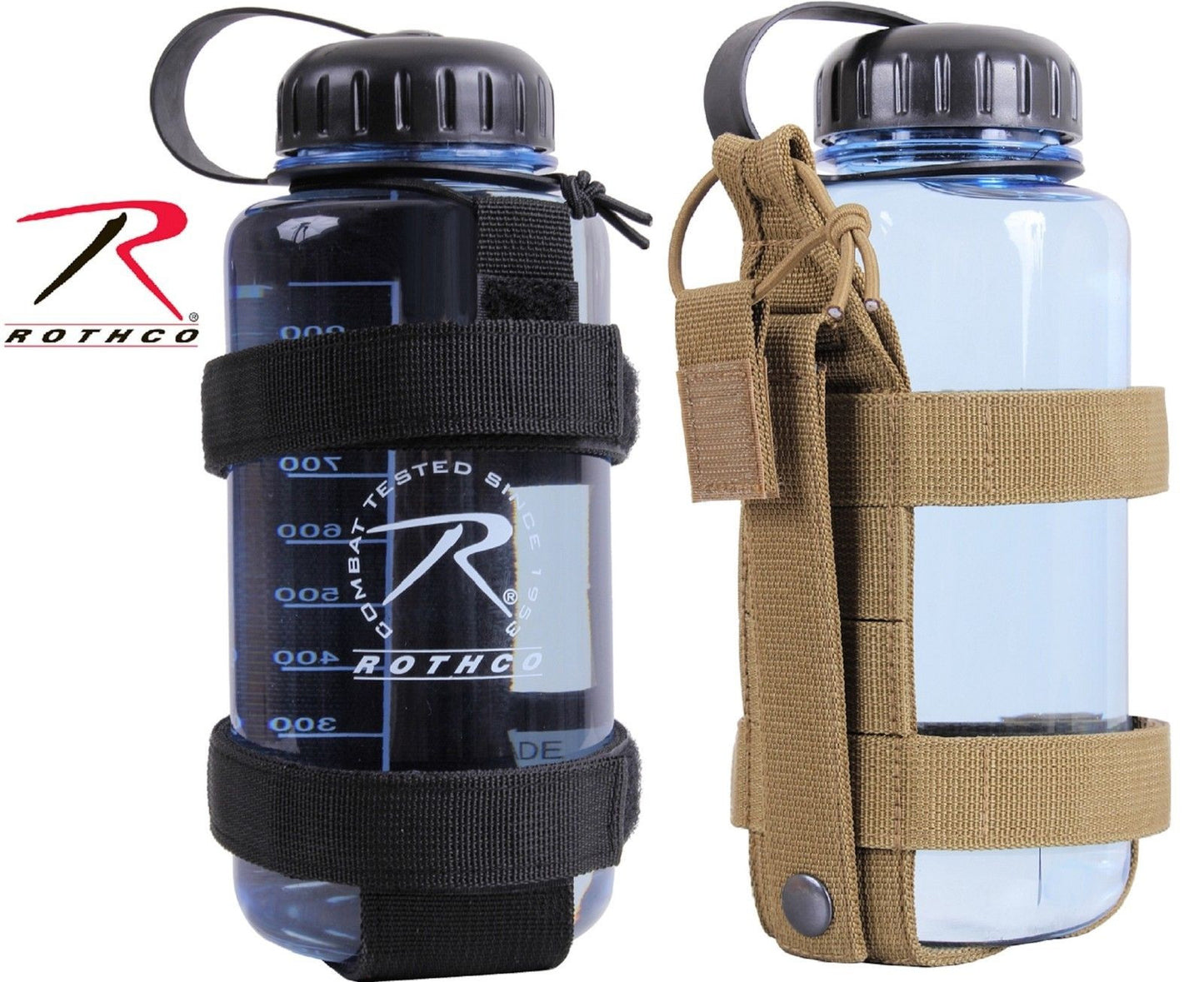Rothco Lightweight MOLLE Bottle Carrier - Velcro-Type Water Bottle Attachment