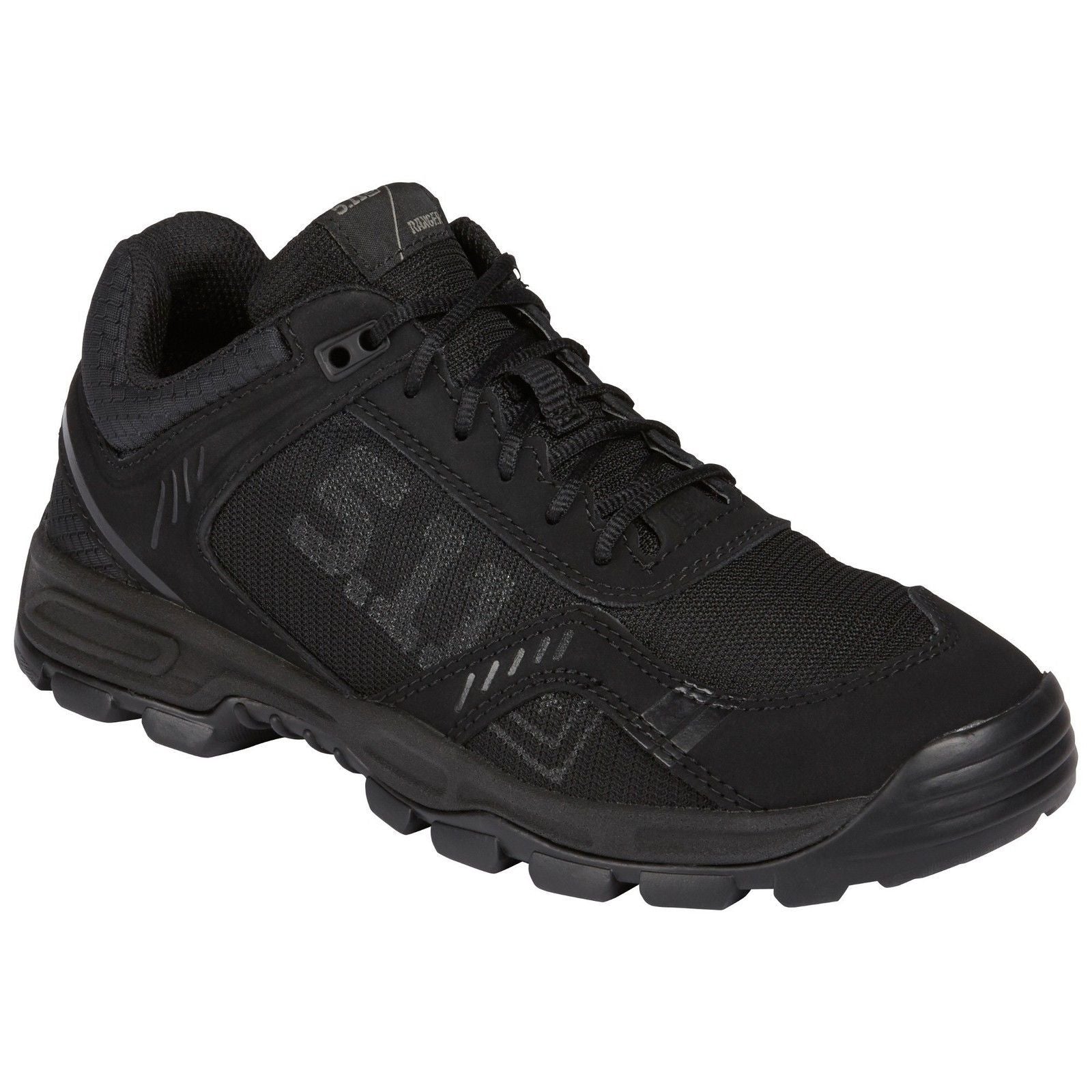 Versatile All Terrain Ranger Shoes Mens Low Top OrthoLite® Tactical Boots Black Medium (D, M)