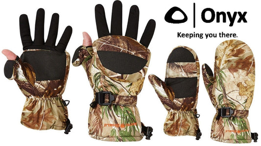Onyx ArcticShield Cold Winter Glomitts - Black or Camo Glove & Mittens Glomitt