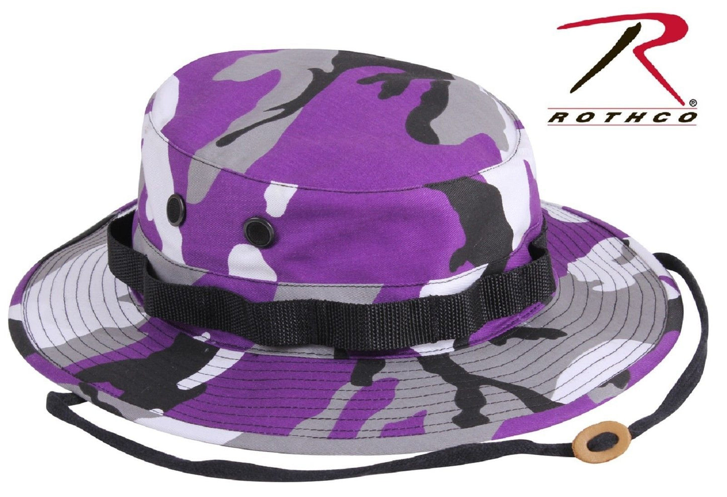 Purple Camouflage Boonie Hat - Rothco Outdoor Bucket Hats
