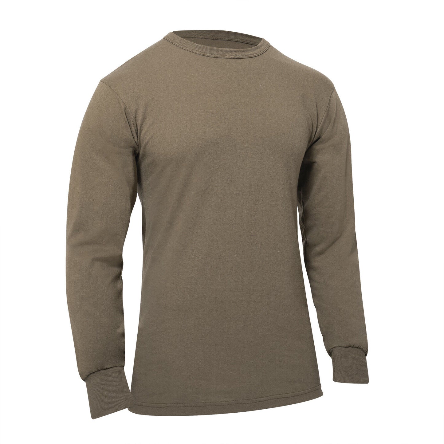 Men's Brown Long Sleeve Tacitical T-Shirt