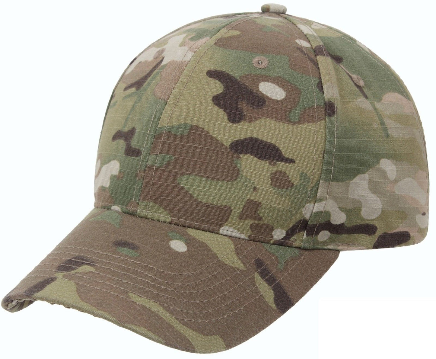 Mens MultiCam Hat Low Profile Multi Cam Camo Camouflage Adjustable Vented Cap