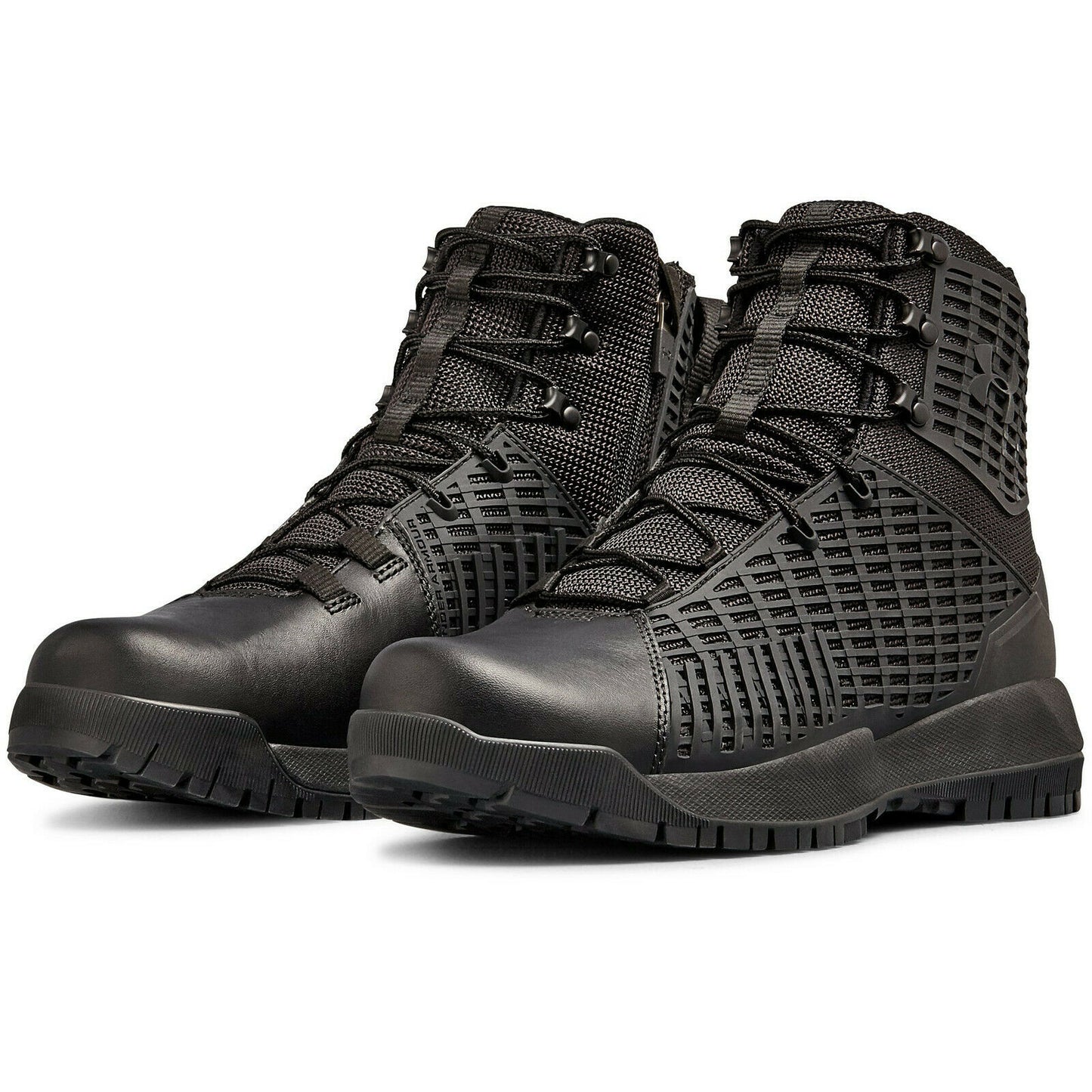 UA Stryker Side-Zip Boot - Under Armour Men’s Tactical Boots in Black