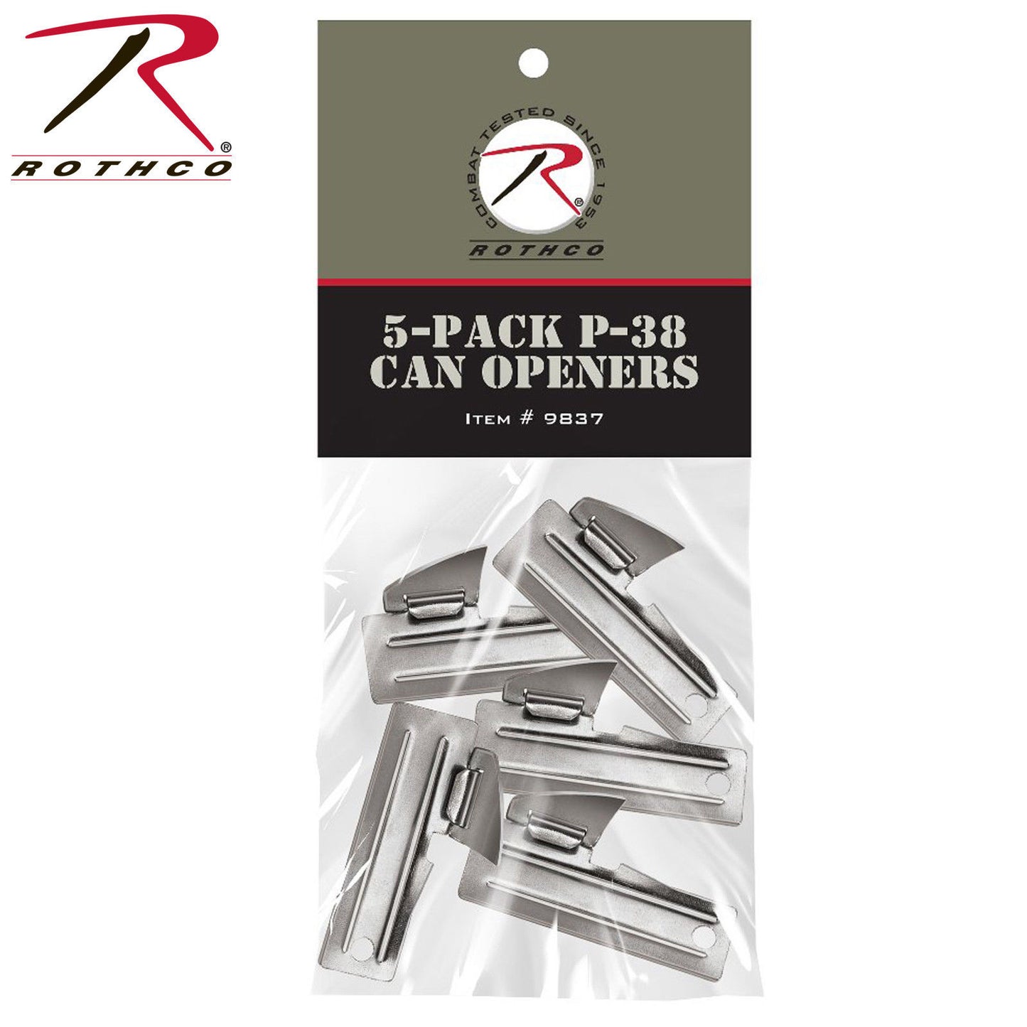 Rothco G.I. Type 5-Pack P38 Can Openers - Can Openers