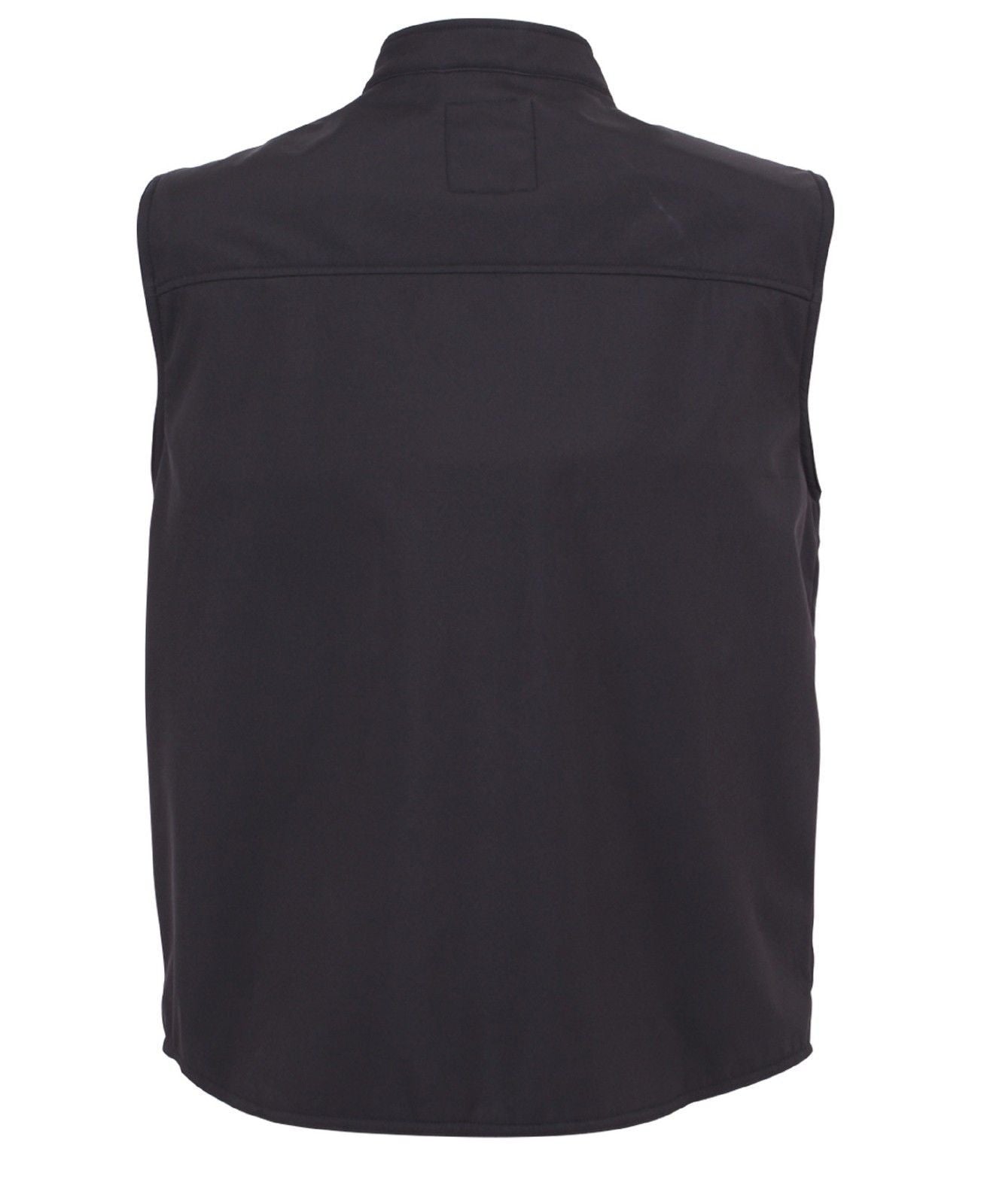 Men's Black Concealed Carry Waterproof Soft Shell Vest