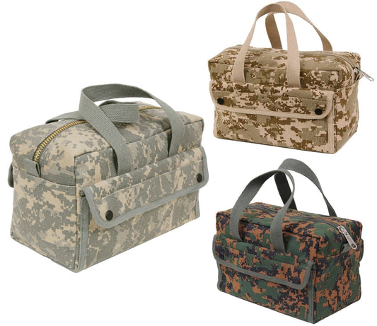 Digital Camouflage GI-Style Mechanics Utility Tool Bag - 11" x 7" x 6"