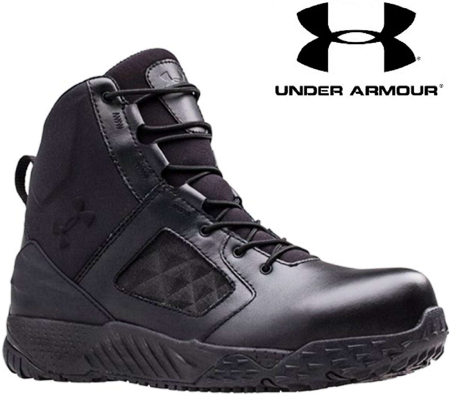 Under Armour Side Zip 2.0 Protect Tactical Boots - UA Mens Field Duty Work Boot