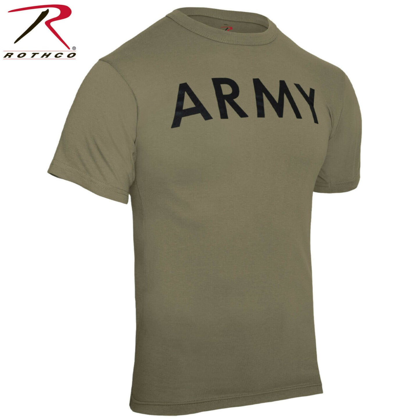 Rothco Men's AR 670-1 Coyote Brown ARMY Physical Training T-Shirt