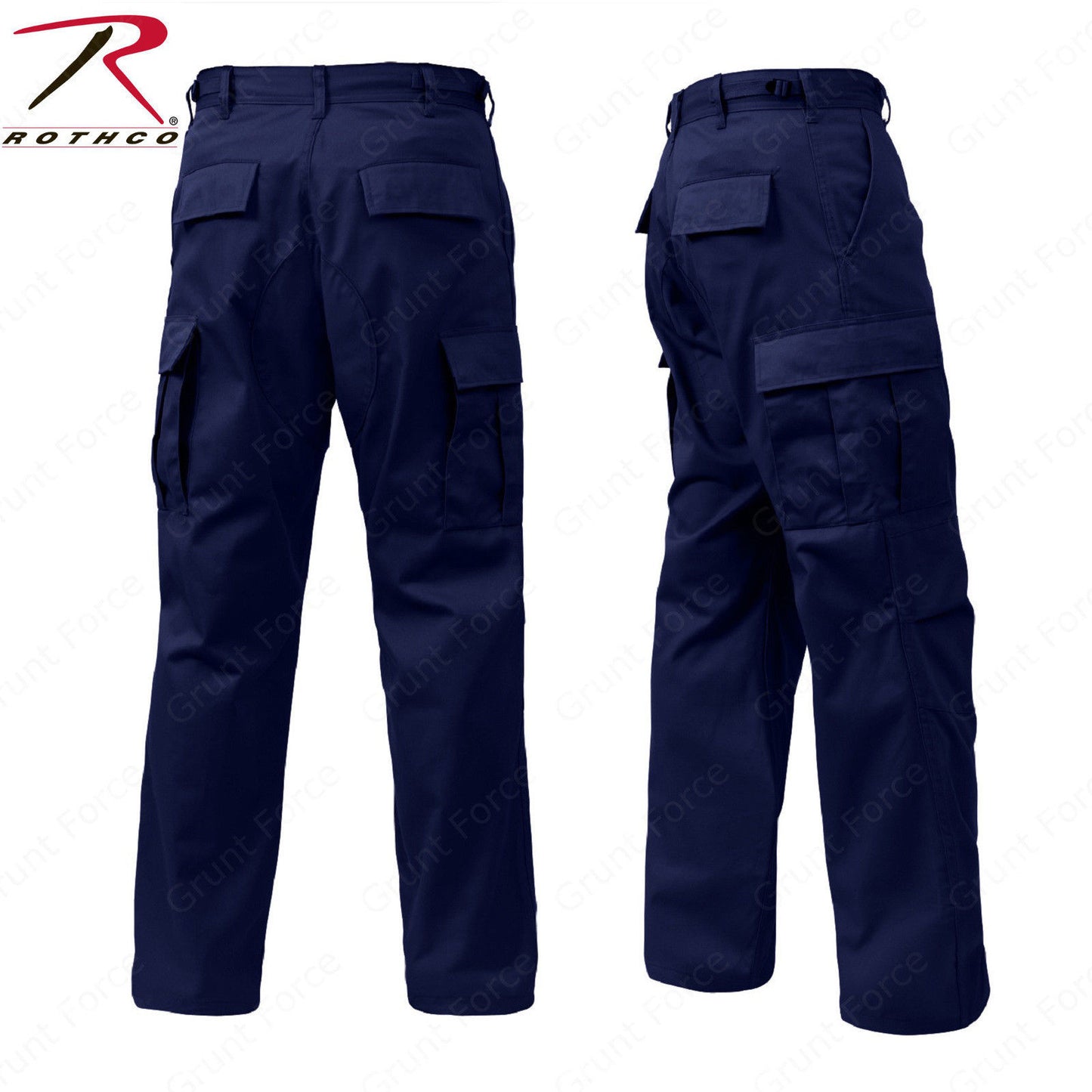 Rothco Men's Midnite Navy Blue BDU Pants - 6 Pocket Uniform Pant