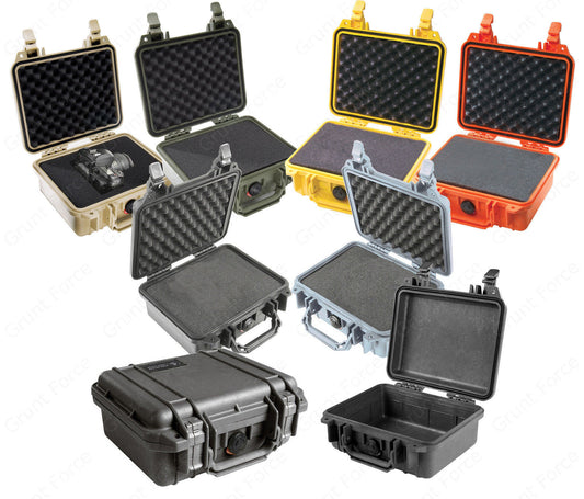 Pelican 1200 Case - Hard Case & Watertight Seal - 6 Colors to choose