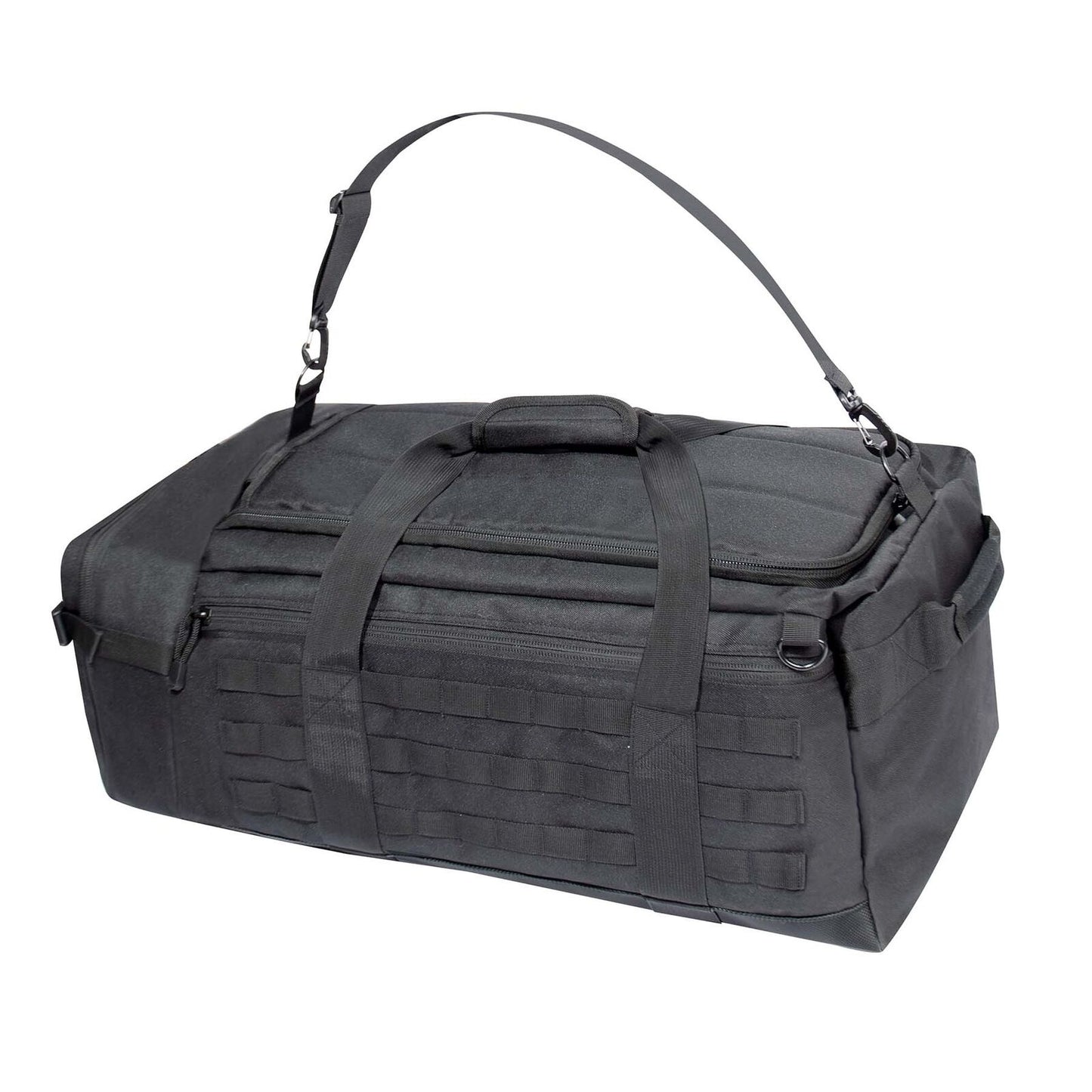 Rothco Tactical Defender Duffle Bag in Black 28"x14"x10"