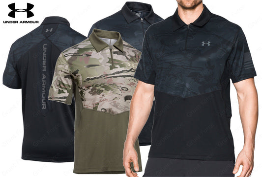 Under Armour Tac Sub Range Jersey - Men's Quarter Zip Tactical Polo Shirt