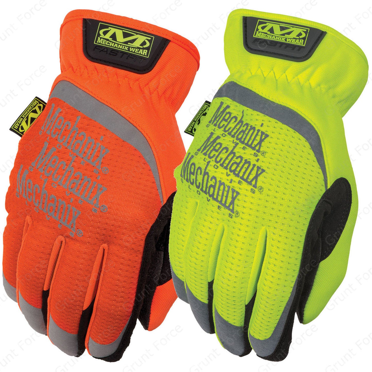 Mechanix Wear Hi-Viz FastFit Gloves - High Visibility Premium Work Glove