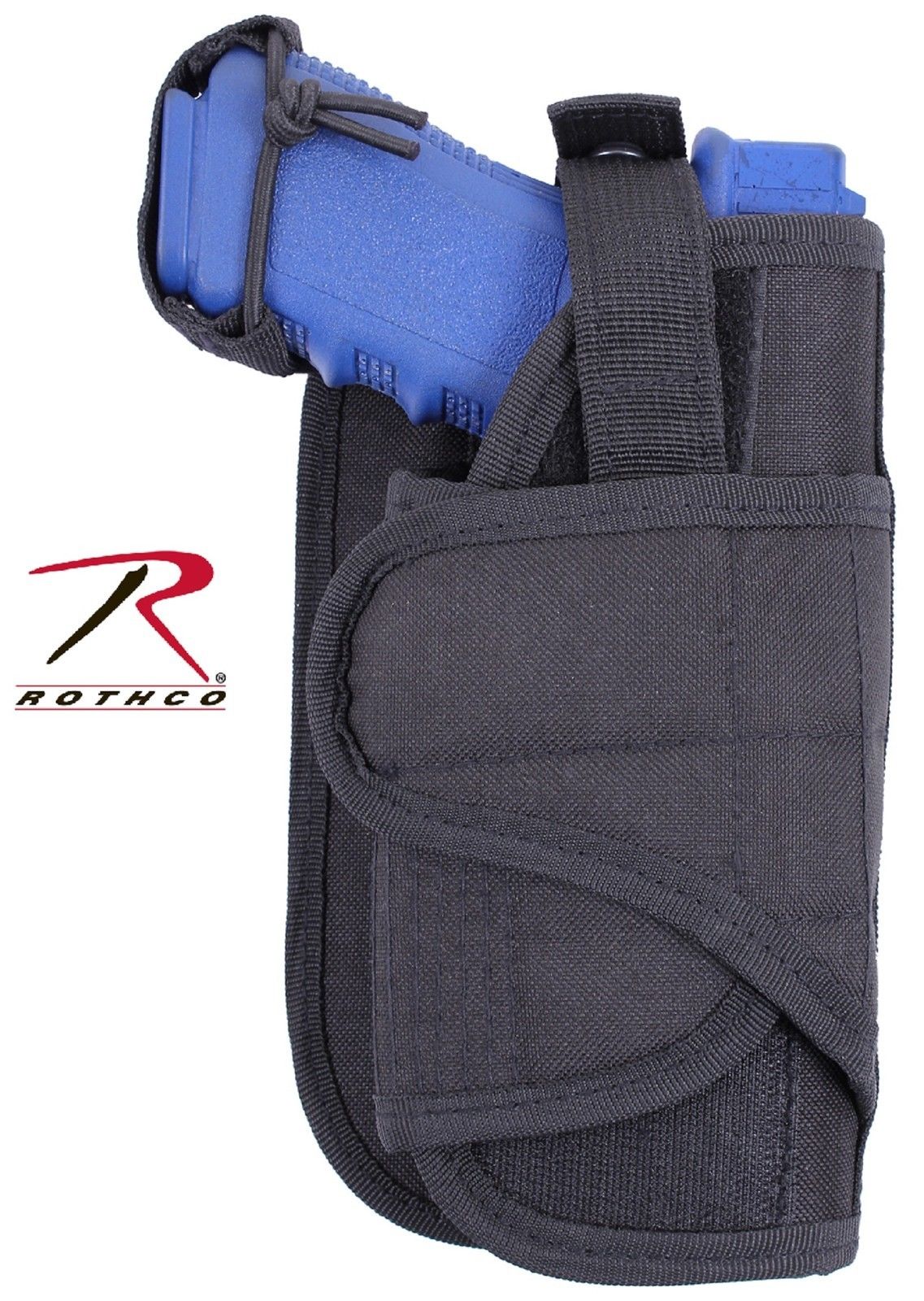 Rothco Black Tactical Vertical Holster - MOLLE Adjustable Holster