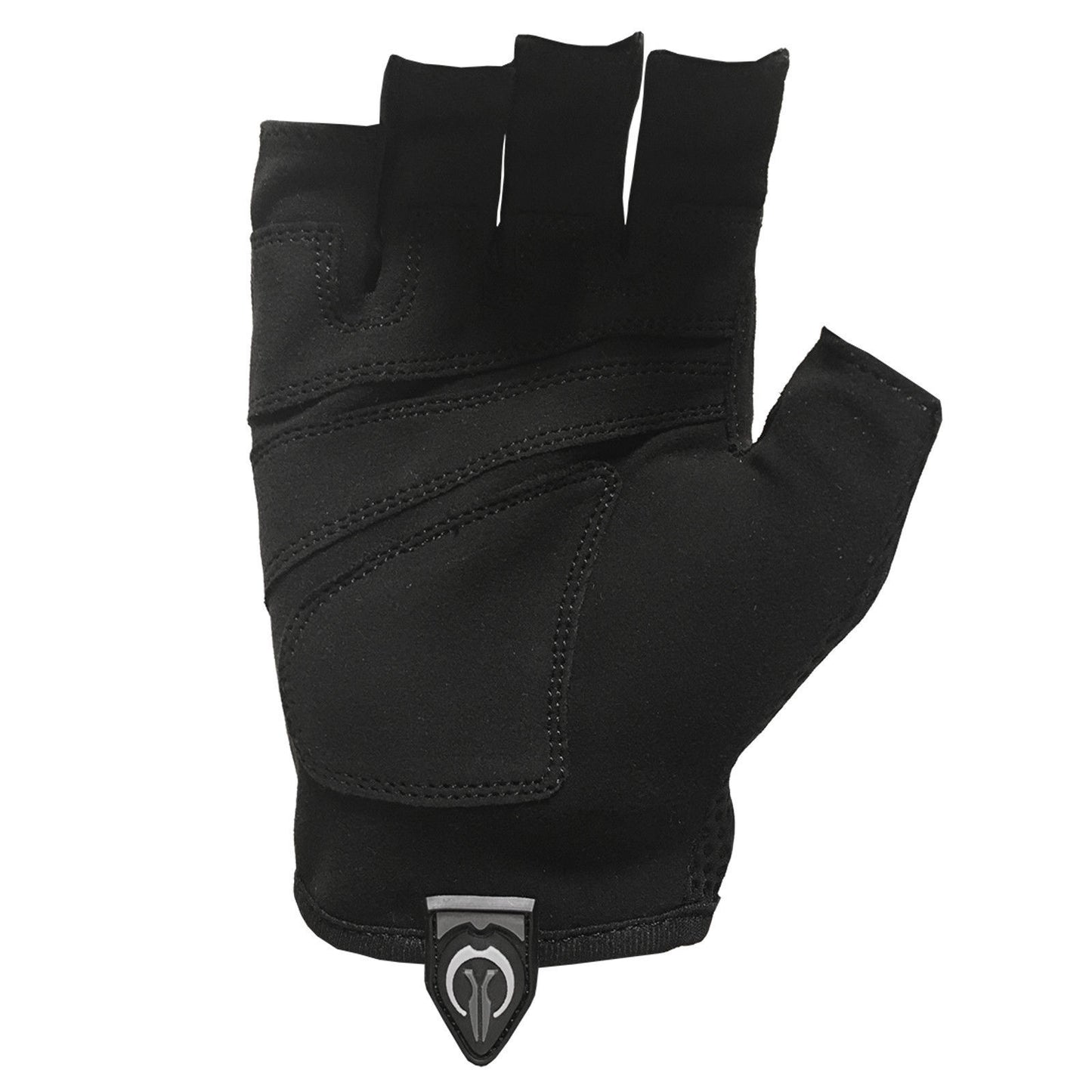 Industrious Handwear Black Fingerless Thin Red Line Gloves - ½ Finger TRL Gloves