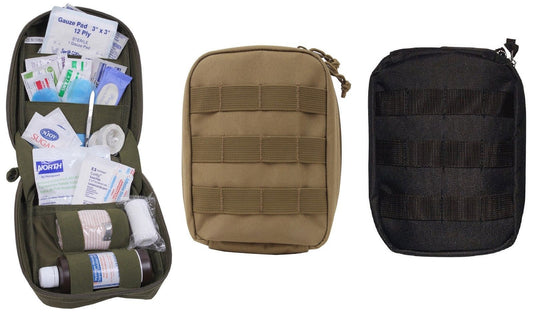 Rothco Tactical 40 Piece First Aid Kit - 8" MOLLE General Purpose Emergency Kits